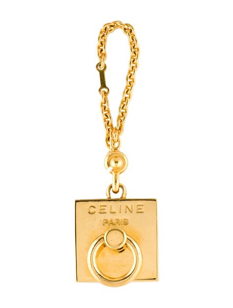 celine keychain|authentic celine keychains.